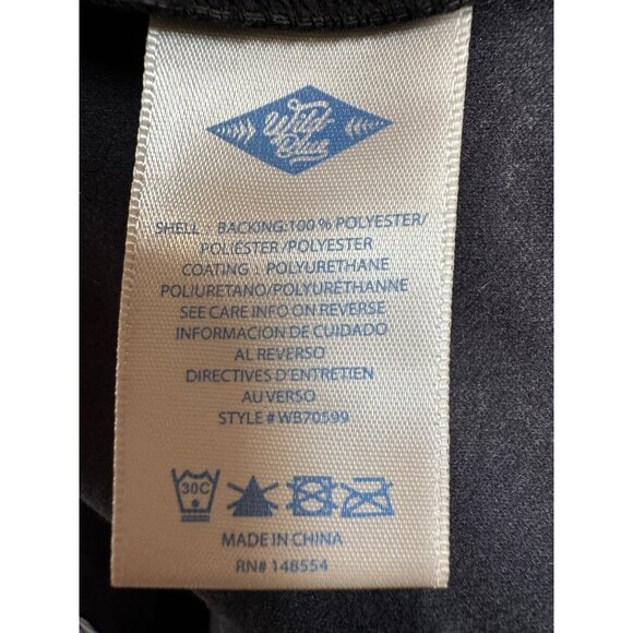 Sadie Robertson Collection Womens Black Faux Leather Mini Skirt Wild Blue Medium - Picture 6 of 16